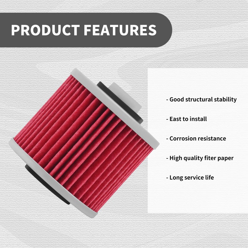 AHL 145Oil Filter 2H0-13440-90 4X7-13440-00 4X7-13440-01 4X7-13440-90 583-13440-10 5JX-13440-00 Compatible with Yamaha XVS650 V-Star Classic 650 1998-2010 XV250 V-Star 2008-2016 XV250 Virago 1995-2009 - Image 2